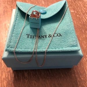 Tiffany & Co. Shopping Bag Charm Necklace